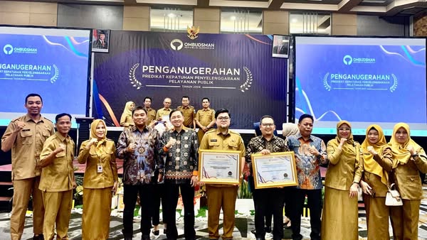 Imigrasi Banyuasin Raih Penghargaan Pelayanan Publik Terbaik